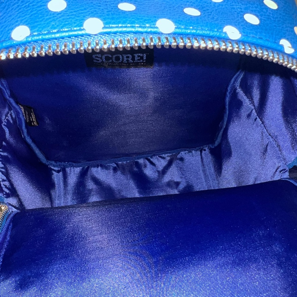 đź‘‘âś…PRICE FIRMâś…Large Blue Polka Dot Backpack - Picture 11 of 14